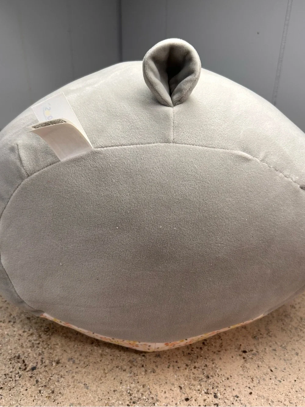 Squishmallows Grey Lamb Elea with Floral Belly and Ears Plush Toy NWT (14”)